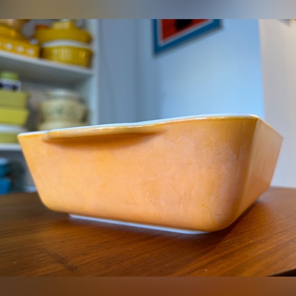 Vintage Pyrex Orange Large Refrigerator Dish 503 1.5QT - Picture 6 of 6